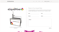 Desktop Screenshot of eliquidmixer.com